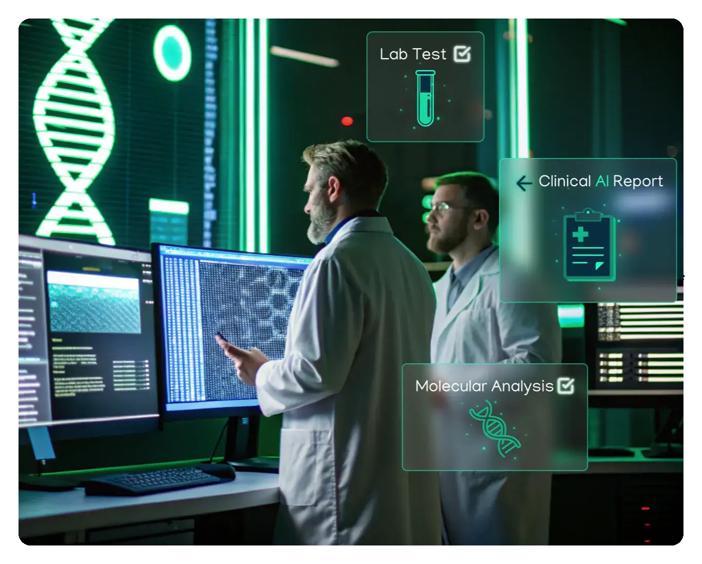 Genavinta's cutting-edge AI technology banner